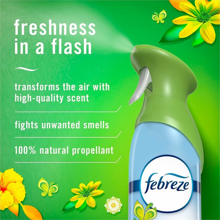 Febreze Air Freshener Spray - Spray - 8.8 fl oz (0.3 quart) - Gain Original - Odor Neutralizer, VOC-free - 6 / Carton
