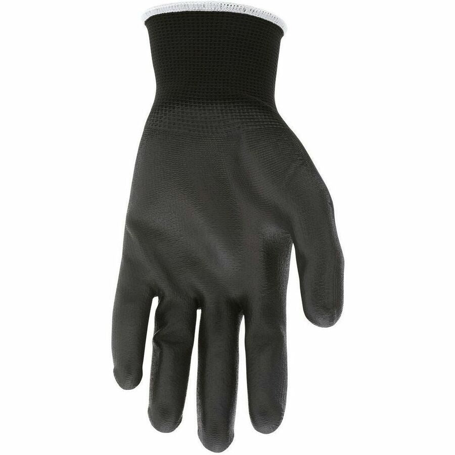 MCR Safety 9669 NXG Gloves - Abrasion Protection - X-Small Size - Polyurethane, Spandex - Black - Touchscreen Capable - Environmentally Safe, Sturdy, Ergonomic, Fatigue-free - For Industrial - 1 Dozen