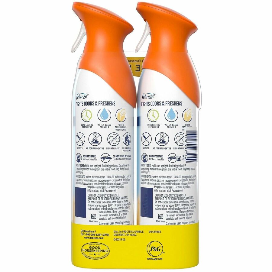 Febreze Air Effects Air Freshener - Spray - 8.8 fl oz (0.3 quart) - Hawaiian Aloha - Odor Neutralizer - 2 / Pack