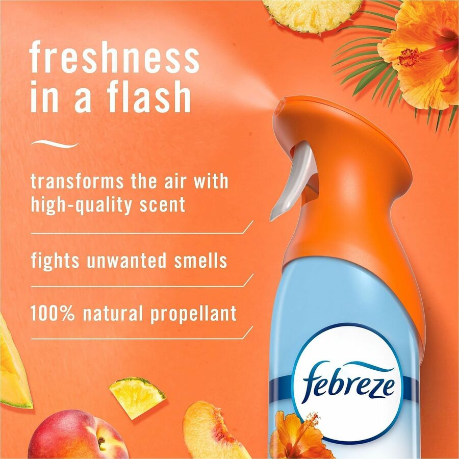 Febreze Air Effects Air Freshener - Spray - 8.8 fl oz (0.3 quart) - Hawaiian Aloha - Odor Neutralizer - 2 / Pack
