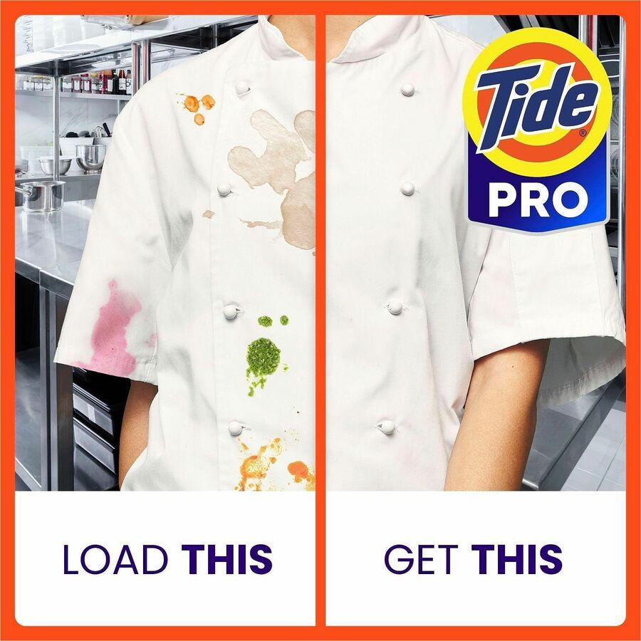 Tide Liquid Laundry Detergent - For Multipurpose - Ready-To-Use - Liquid - 170 fl oz (5.3 quart) - 129 Loads - Recommended For: Stain Remover - Orange - 4 / Carton