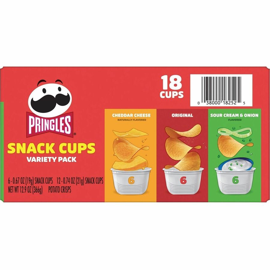 Pringles Potato Crisps Variety Box - 1 Carton