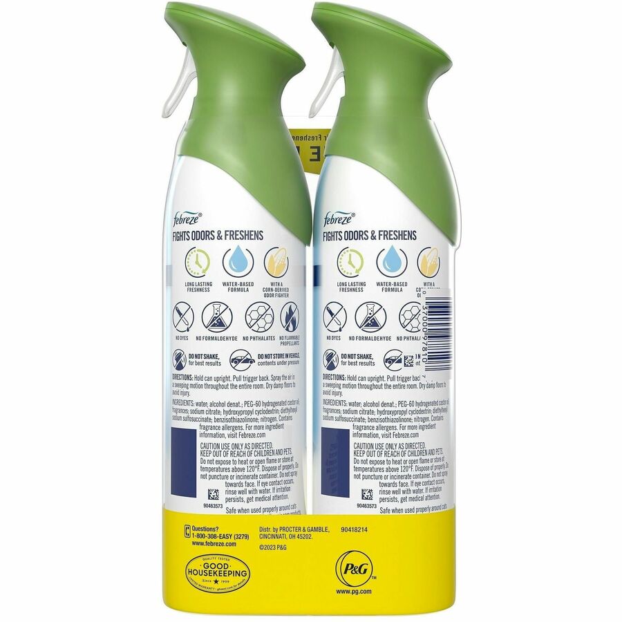 Febreze Air Effects Air Freshener - Spray - 8.8 fl oz (0.3 quart) - Gain Original - Odor Neutralizer - 2 / Pack