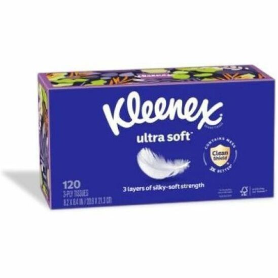 Kleenex Ultra Soft Tissues - 3 Ply - White - 6 / Pack
