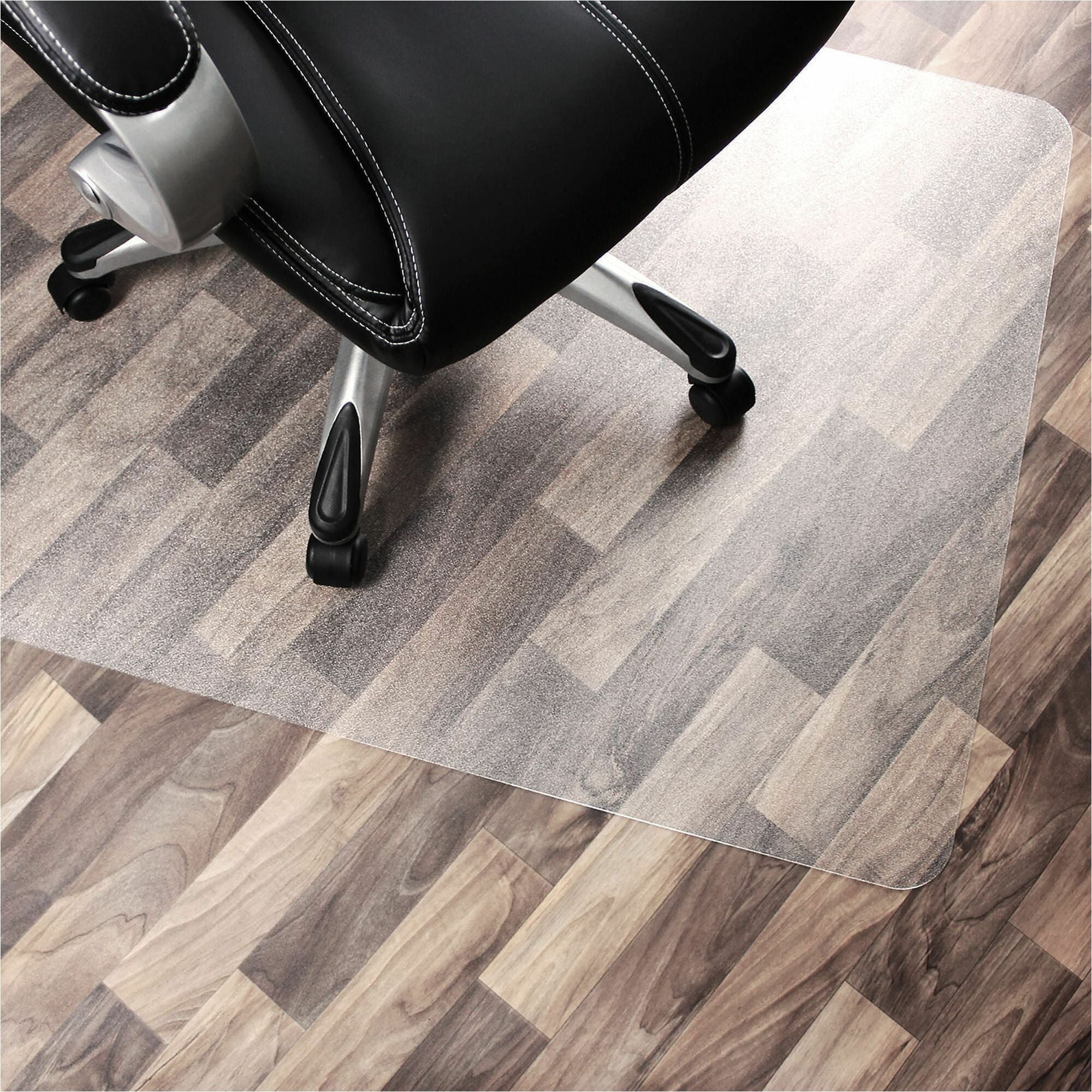 Floortex Cleartex Evolutionmat Chair Mat - Carpet, Hard Floor, Floor - Rectangular - Plastic, Polymer - Clear - 1 Each