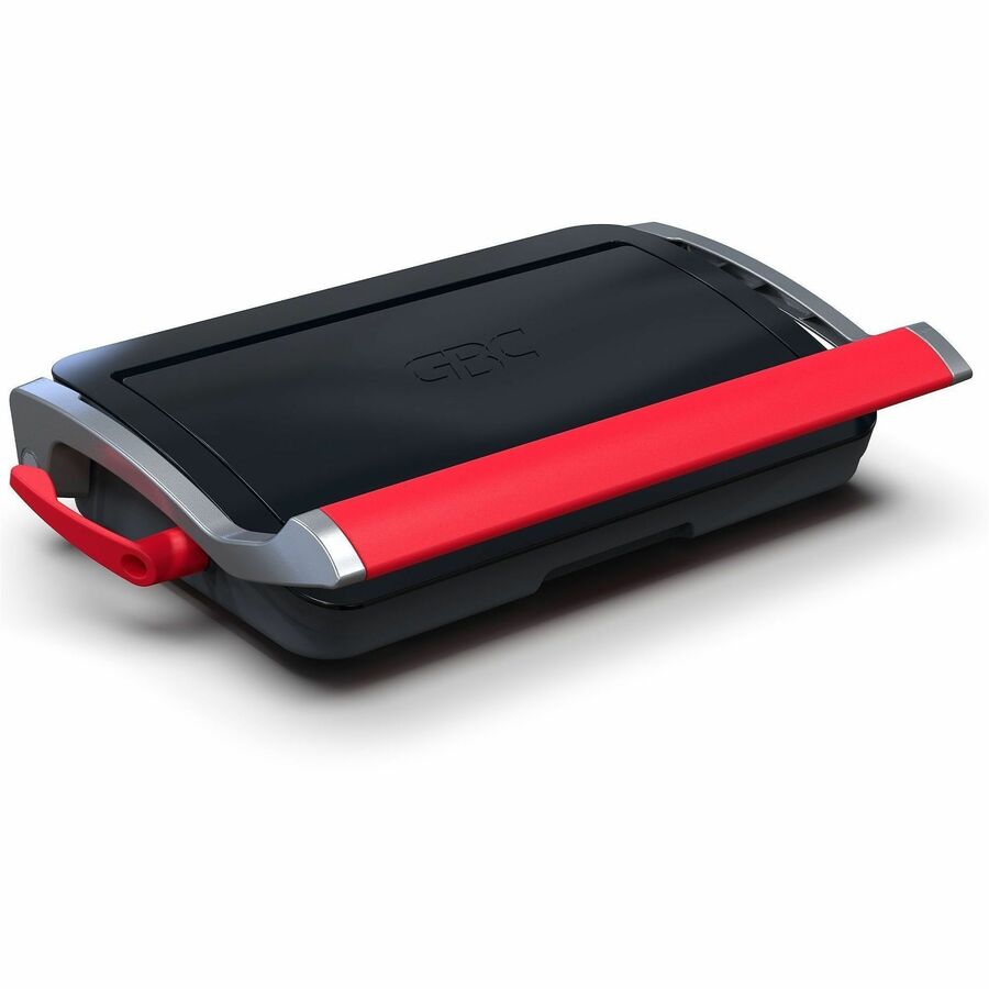 GBC CB15 CombBind Punch/Bind Machine - CombBind - 150 Sheet(s) Bind - 15 Punch - 3.5" Height x 18.1" Width x 11.5" Depth - Black, Red
