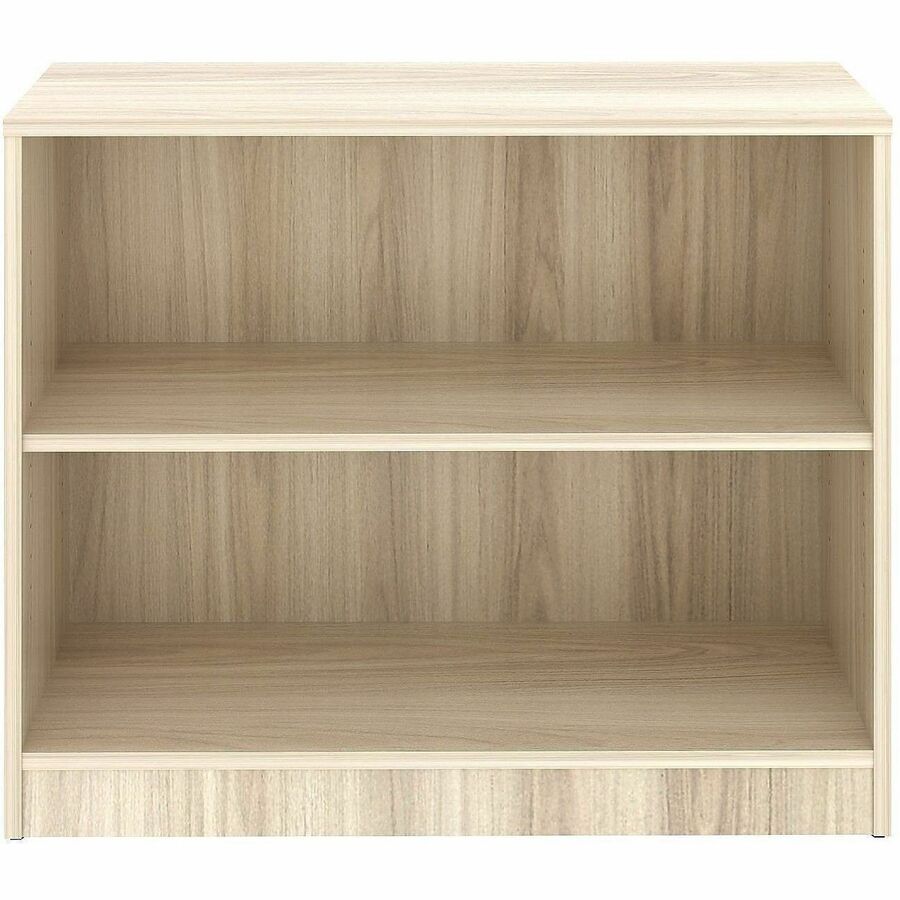 Lorell Bookcase - 2 x Shelf(ves) - Modern Elm - Assembly Required