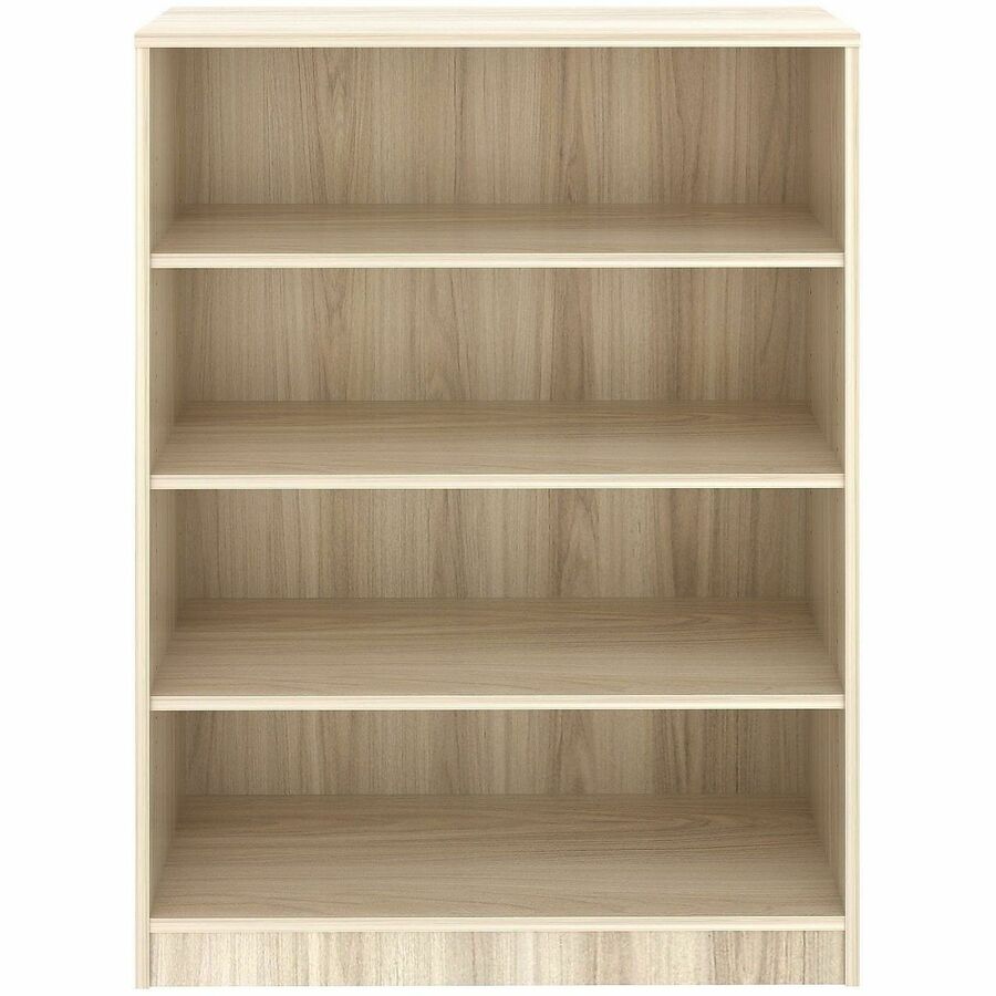 Lorell Bookcase - 4 x Shelf(ves) - Modern Elm - Assembly Required