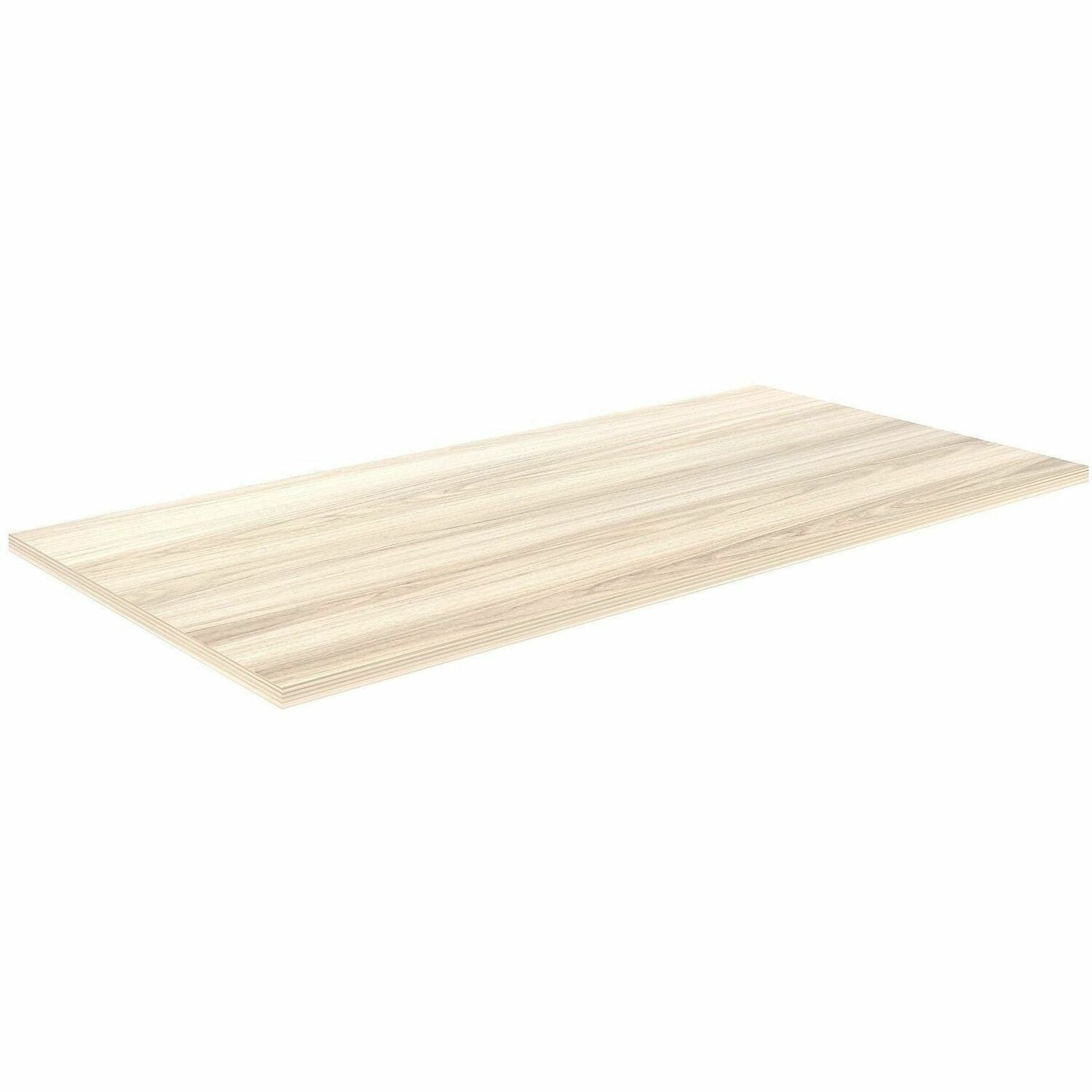 Lorell Multipurpose Tabletops - Laminated Rectangle Top - 30" Table Top Width x 60" Table Top Depth x 1" Table Top Thickness - 1" Height - Training, Multipurpose - Assembly Required - Modern Elm - Particleboard Top Material - 1 Each
