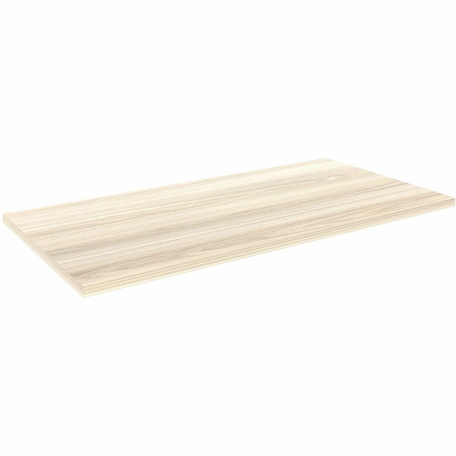 Lorell Multipurpose Tabletops - Laminated Rectangle Top - 24" Table Top Width x 48" Table Top Depth x 1" Table Top Thickness - 1" Height - Training, Multipurpose - Assembly Required - Modern Elm - Particleboard Top Material - 1 Each