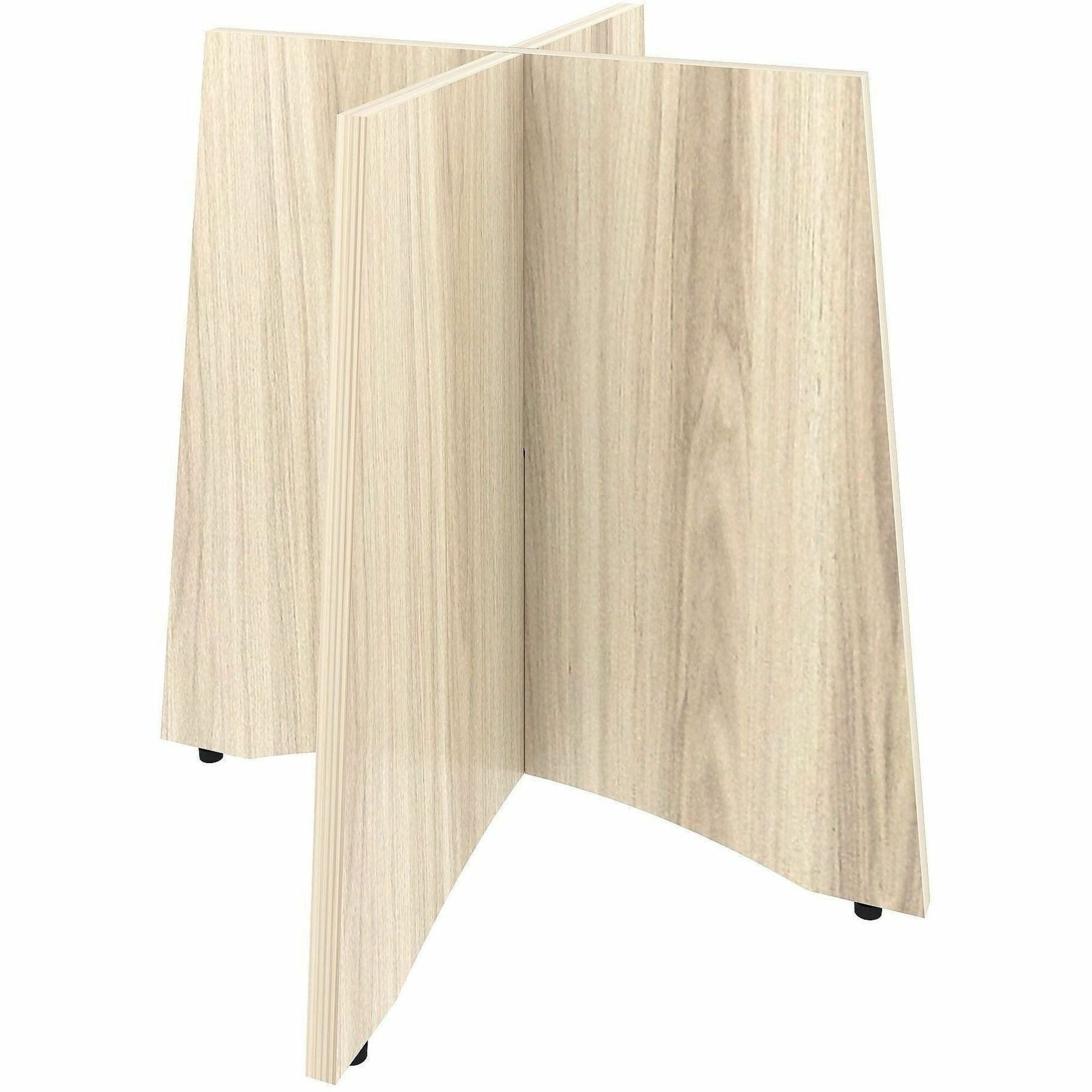 Lorell Table Base - Assembly Required - Modern Elm - 1 Each