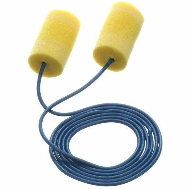 3M E-A-R Classic Earplugs - Recommended for: Food Processing, Sanding, Electrical, Painting, Machine Operation, Grinding, Welding, Blasting, Assembly, Facility Maintenance, Cleaning, ... - Large - 33 - Noise, Ear, Moisture Protection - Cord Closure - S...