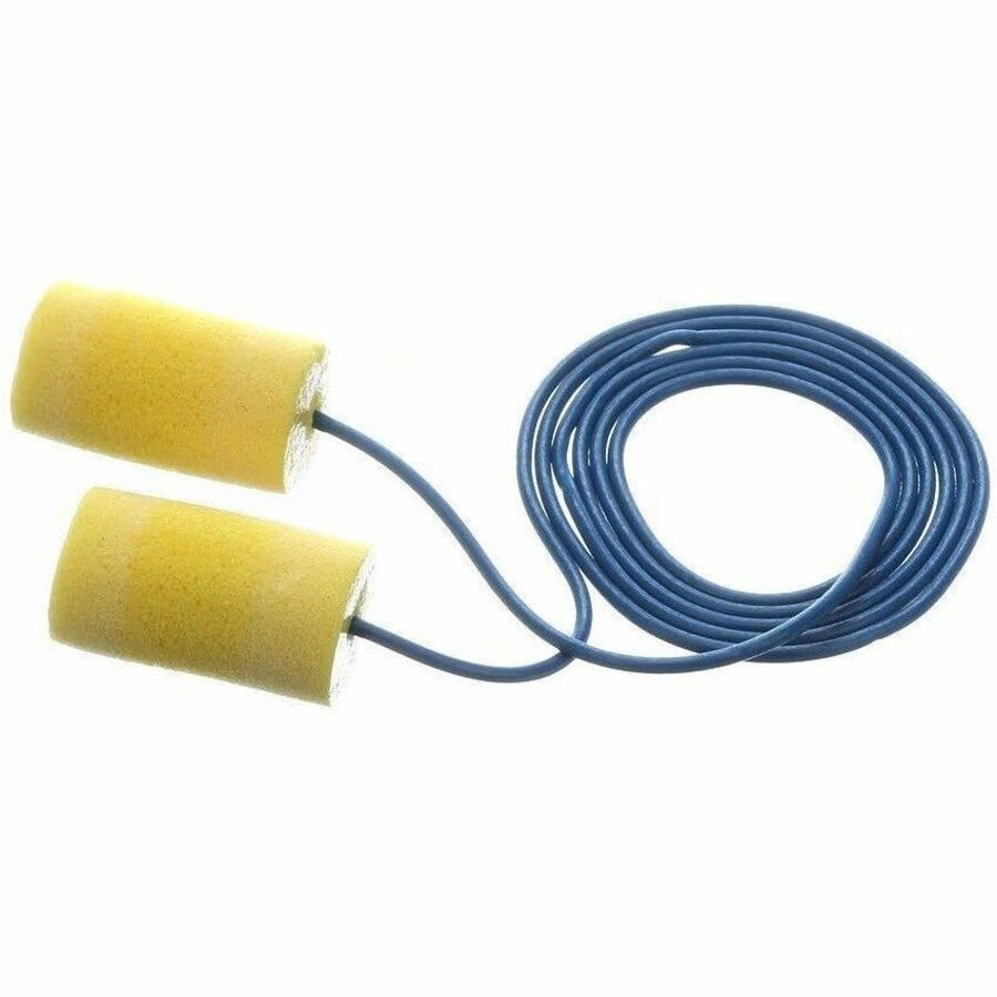 3M E-A-R Classic Earplugs - Recommended for: Food Processing, Sanding, Electrical, Painting, Machine Operation, Grinding, Welding, Blasting, Assembly, Facility Maintenance, Cleaning, ... - Large - 33 - Noise, Ear, Moisture Protection - Cord Closure - S...