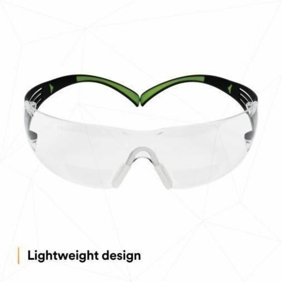 3M SecureFit Protective Eyewear - Recommended for: Assembly, Welding, Drilling, Electrical, Chipping, Sawing, Power Fastening, Demolition, Painting, Pouring, Riveting, ... - Eye, Fog, Impact, UVA, UVB, Ultraviolet, UVC Protection - Rubber, Plastic, Pol...