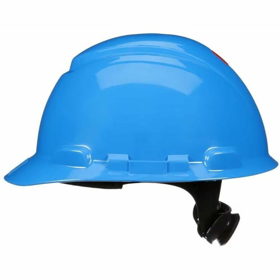 3M SecureFit H-700 Safety Cap - Head Protection - High-density Polyethylene (HDPE) - Blue - Ratchet, Uvicator Technology, Non-vented, Comfortable, Washable, Sweatband, Self Adjustable