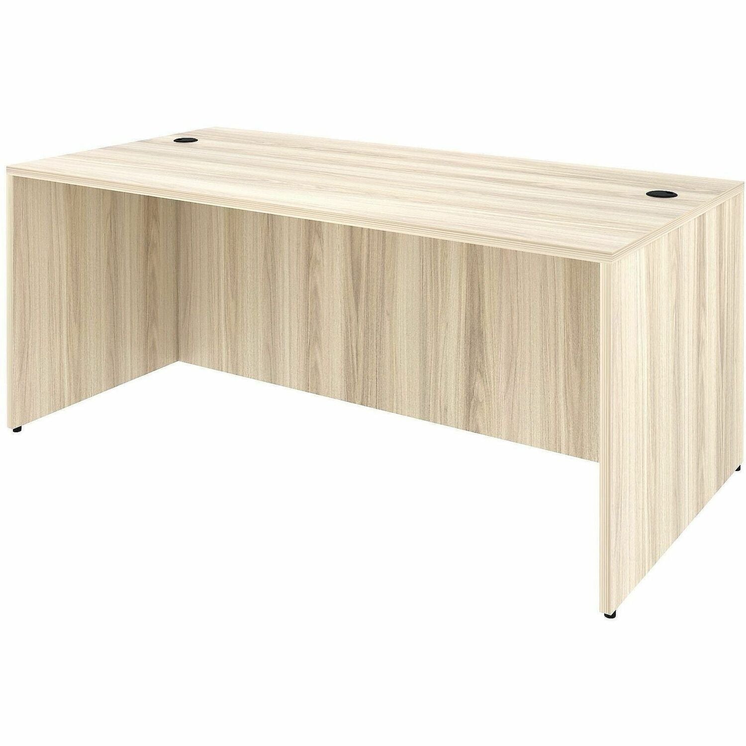 Lorell Desk Shell - 29.50" Height x 70.90" Width x 35.40" Depth - Assembly Required - Modern Elm - 1 Each