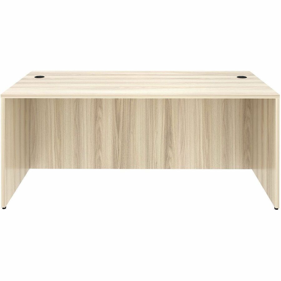 Lorell Desk Shell - 29.50" Height x 70.90" Width x 35.40" Depth - Assembly Required - Modern Elm - 1 Each