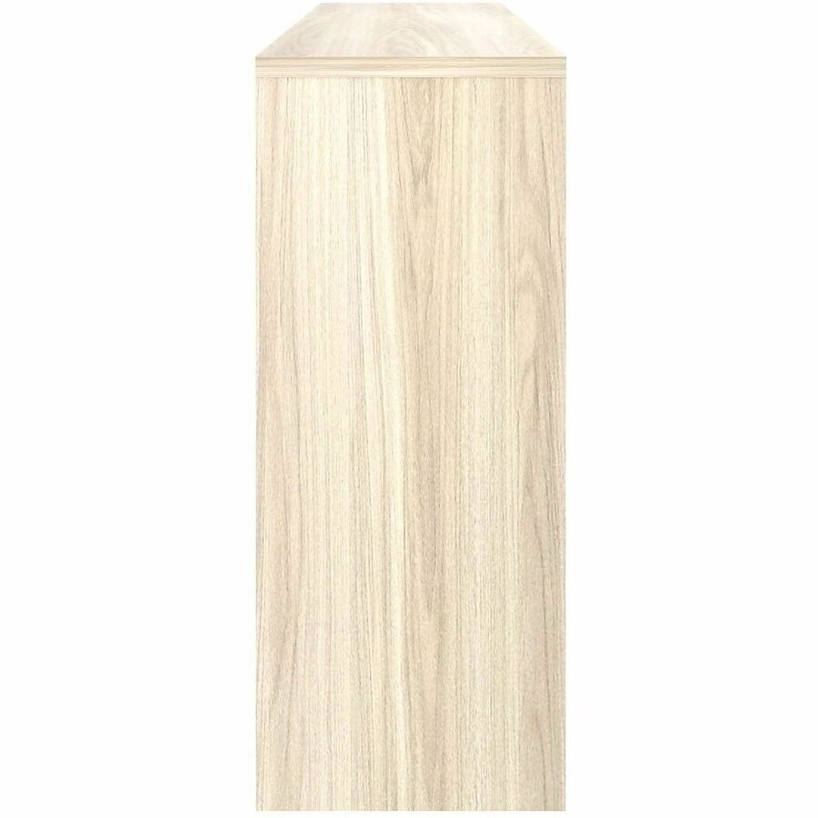 Lorell Essential Series Laminate Desking & Accessory - 36" Height x 70.9" Width x 14.8" Depth Hutch - 4 Door(s) - Band Edge - Material: Laminate, Metal - Finish: Laminate, Modern Elm - Cam Lock, Durable, Grommet, Cord Management - For Desk, Credenza - ...