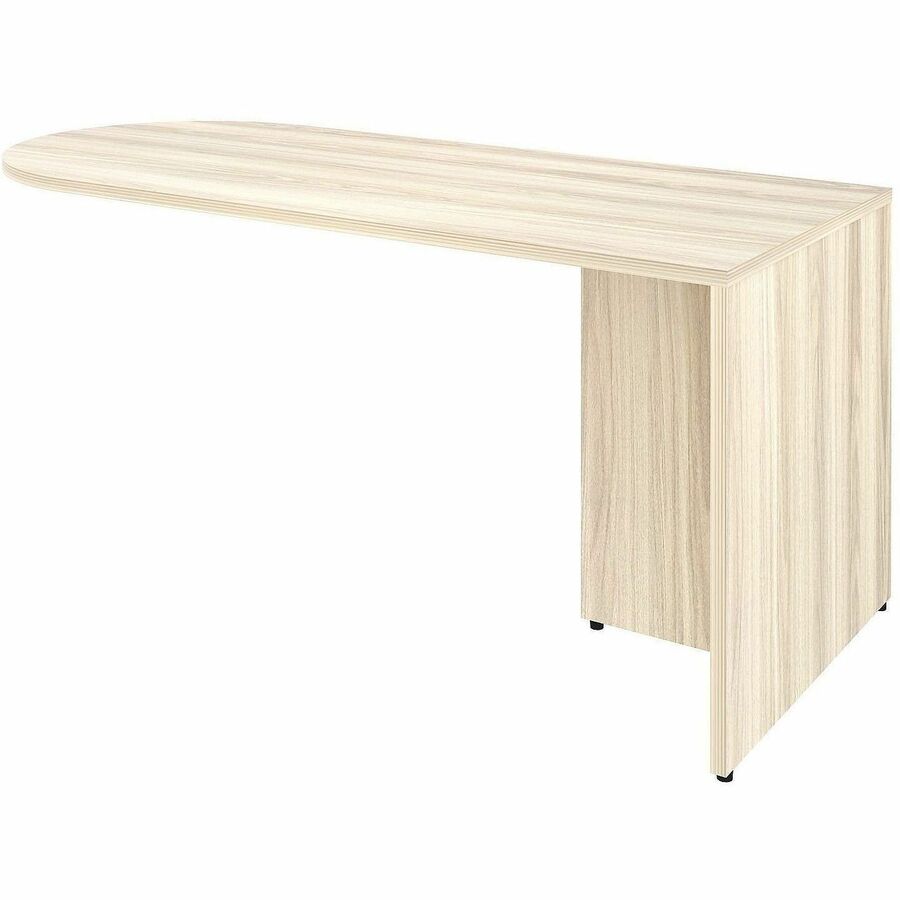 Lorell Essential Series Laminate Desking & Accessory - x 1" Thickness Table Top, 29.5" Height x 66" Width x 30" Depth - Material: Laminate, Metal - Finish: Modern Elm - Laminate, Modern Elm Table Top - Cam Lock, Durable - For Office - 1 Each