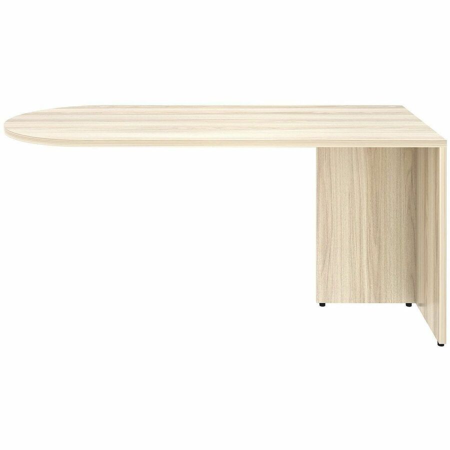Lorell Essential Series Laminate Desking & Accessory - x 1" Thickness Table Top, 29.5" Height x 66" Width x 30" Depth - Material: Laminate, Metal - Finish: Modern Elm - Laminate, Modern Elm Table Top - Cam Lock, Durable - For Office - 1 Each