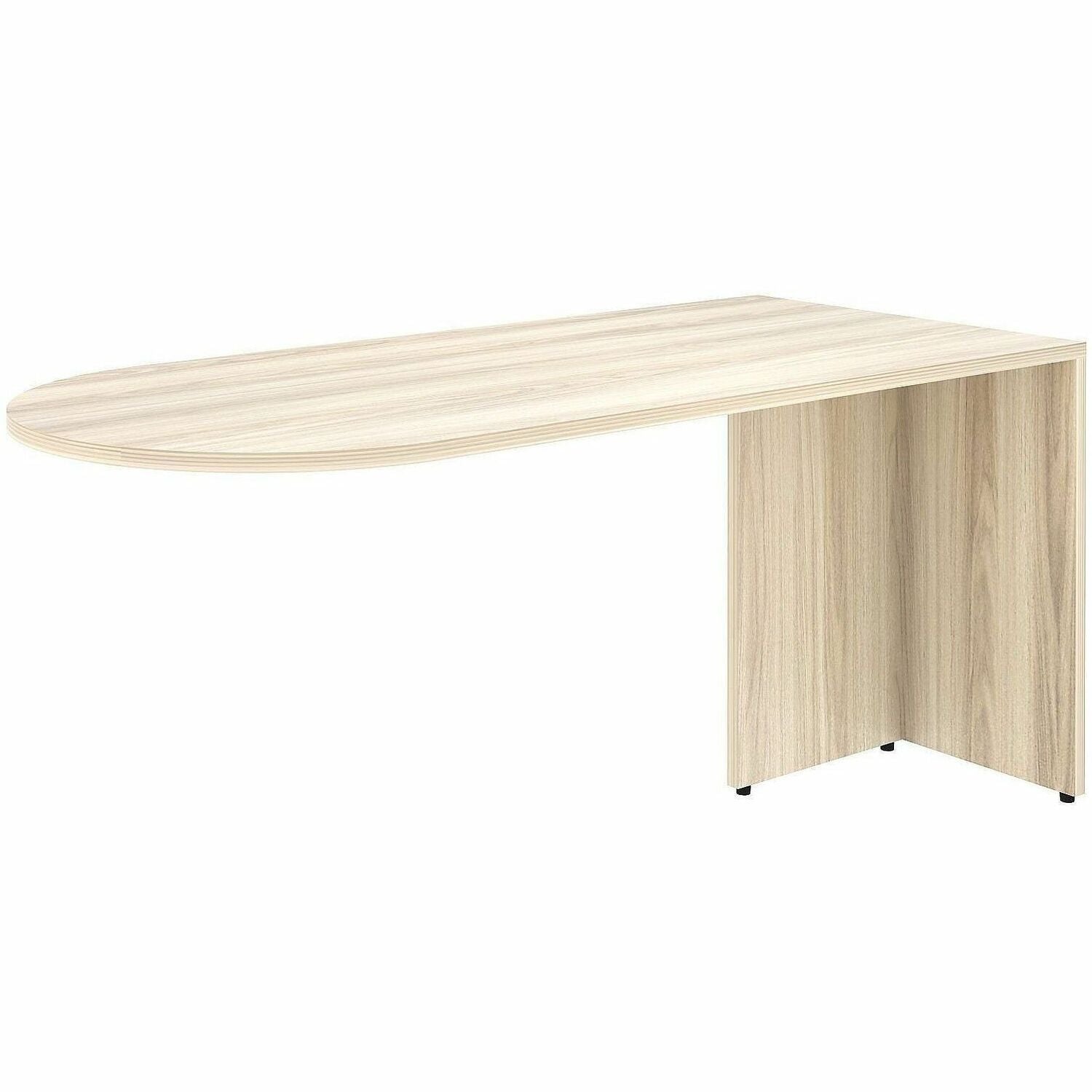 Lorell Essential Series Laminate Desking & Accessory - x 1" Thickness Table Top, 29.5" Height x 66" Width x 30" Depth - Material: Laminate, Metal - Finish: Modern Elm - Laminate, Modern Elm Table Top - Cam Lock, Durable - For Office - 1 Each