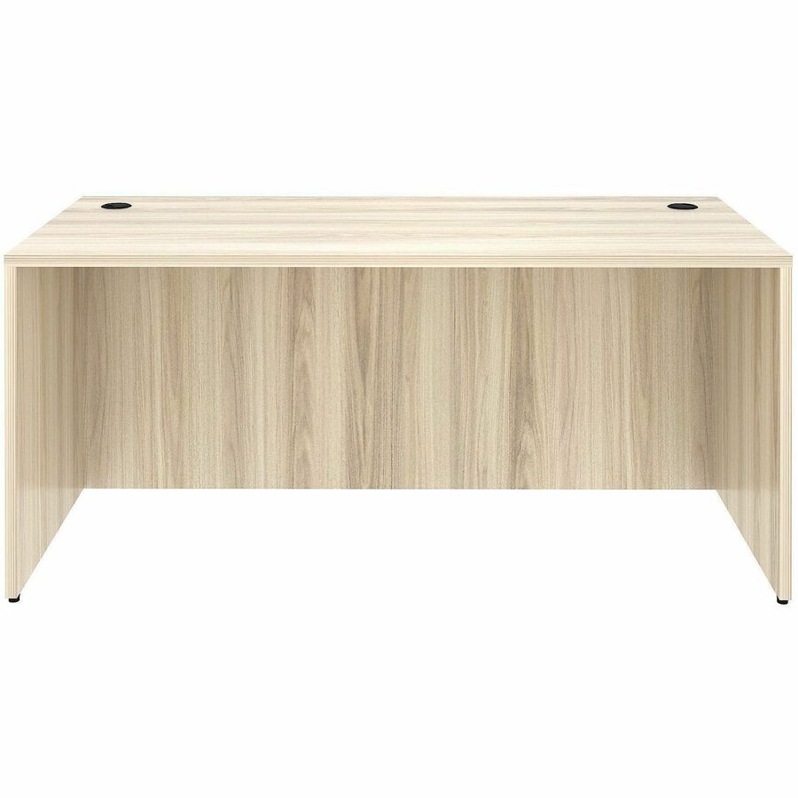 Lorell Desk Shell - Assembly Required - Modern Elm - 1 Each