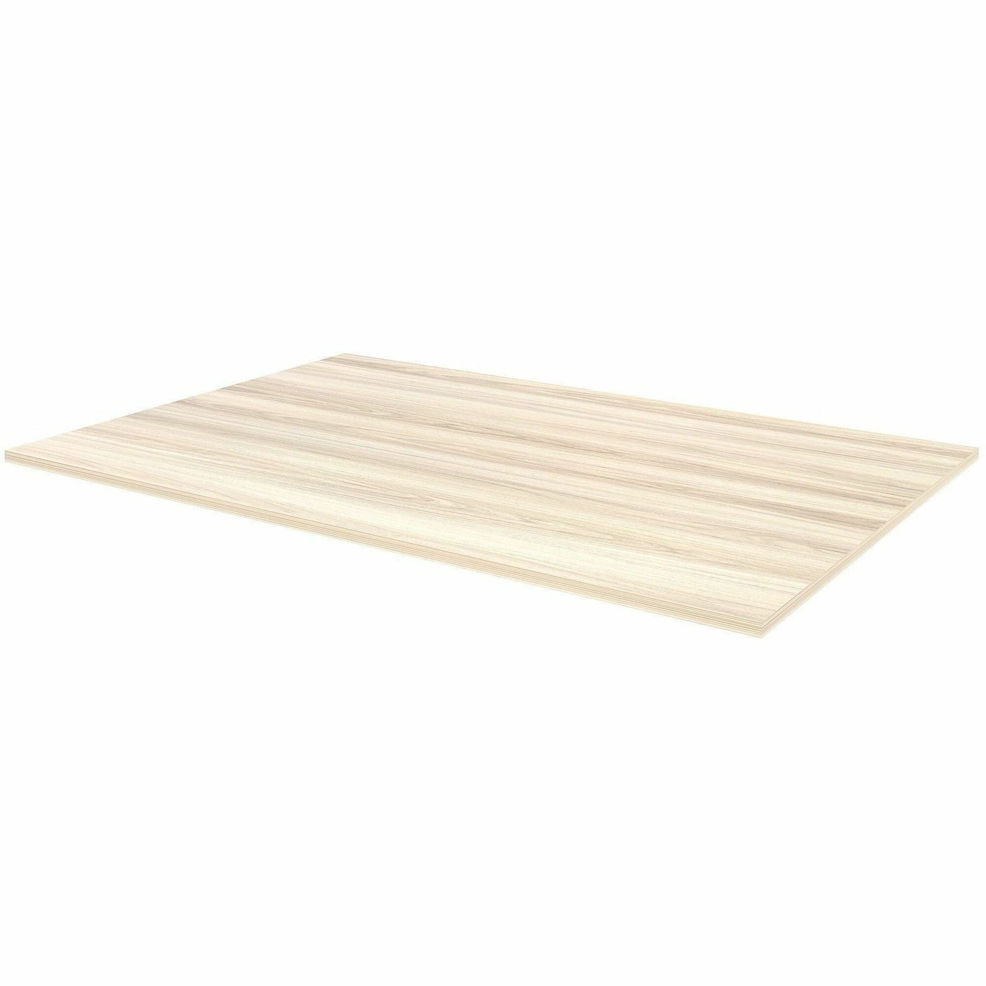 Lorell Essentials Modular Conference Tables - 1" Height x 70.8" Width x 47" Depth - Band Edge - Finish: Modern Elm - Laminate, Melamine Table Top - Modular, Eco-friendly - For Conference Table, Meeting, Office - 1 Each