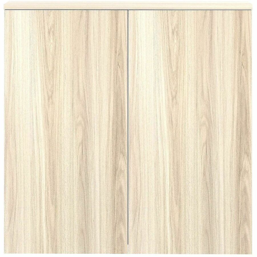 Lorell Dry-Erase Whiteboard Presentation Cabinet - Melamine Surface - Hinged Door, Laminated, Door - Assembly Required - 1 Each