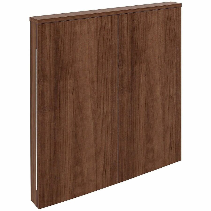 Lorell Dry-Erase Whiteboard Presentation Cabinet - Melamine Surface - Hinged Door, Laminated, Door - Assembly Required - 1 Each