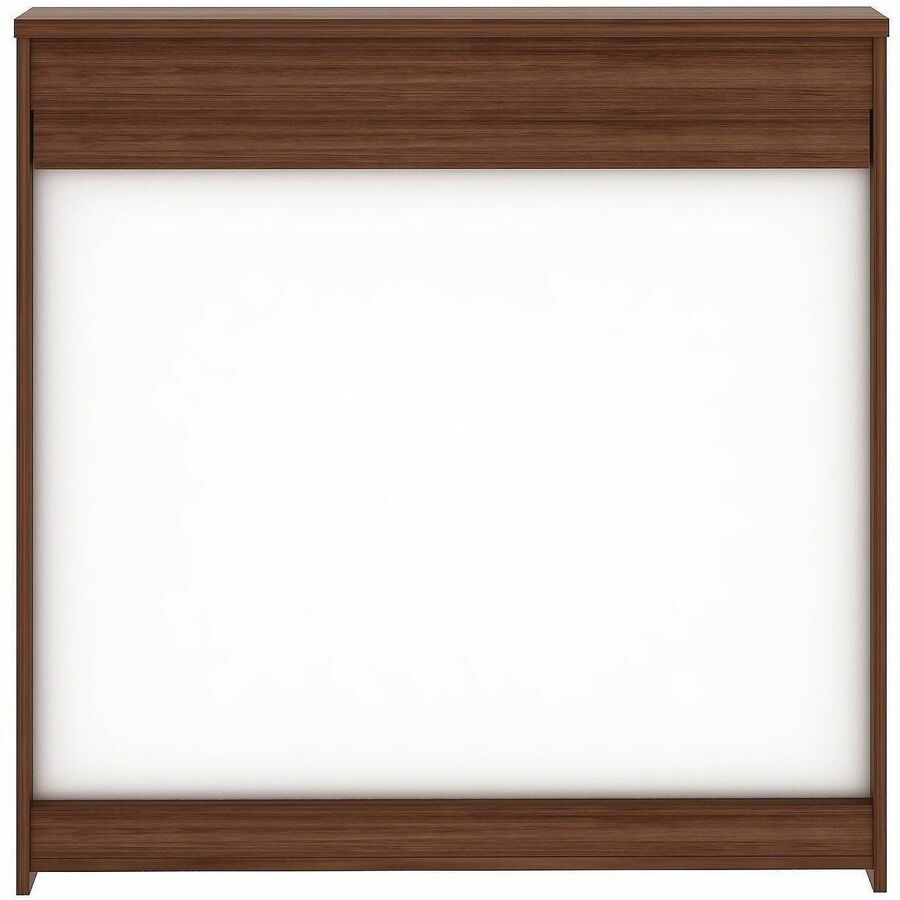 Lorell Dry-Erase Whiteboard Presentation Cabinet - Melamine Surface - Hinged Door, Laminated, Door - Assembly Required - 1 Each