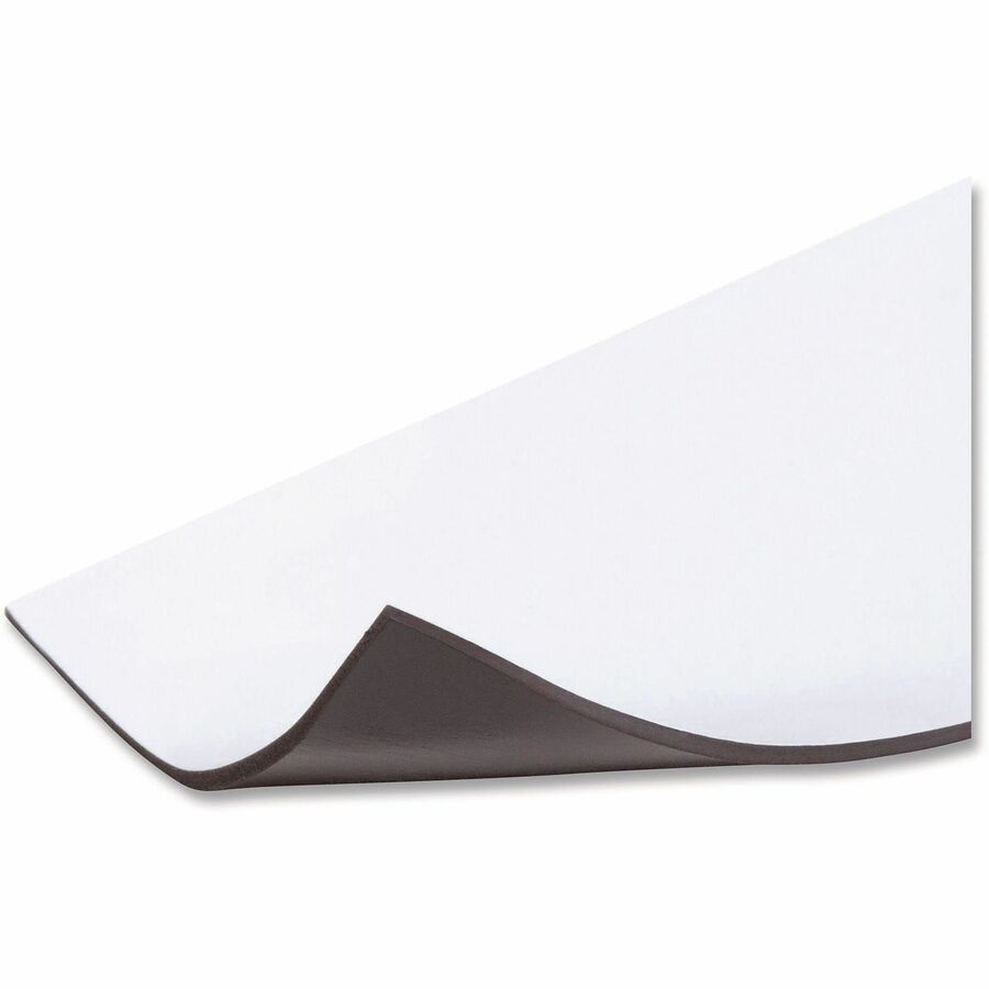 U Brands Magnetic Tape - 16.67 yd Length x 2" Width - White - For Dry Erase Board - 1 Each