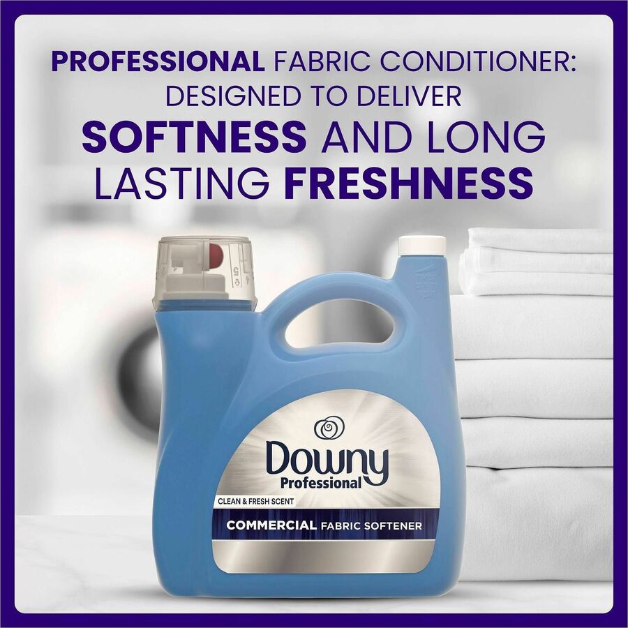 Downy Pro. Fabric Softener - For Multipurpose - Ready-To-Use - Liquid - 140 fl oz (4.4 quart) - Clean & Fresh Scent - 190 Loads - Recommended For: Odor Remover - PVC Free, Phthalate-free, Triclosan-free, Benzene-free, BPA-free, PCBs-free, Alkylphenols-...