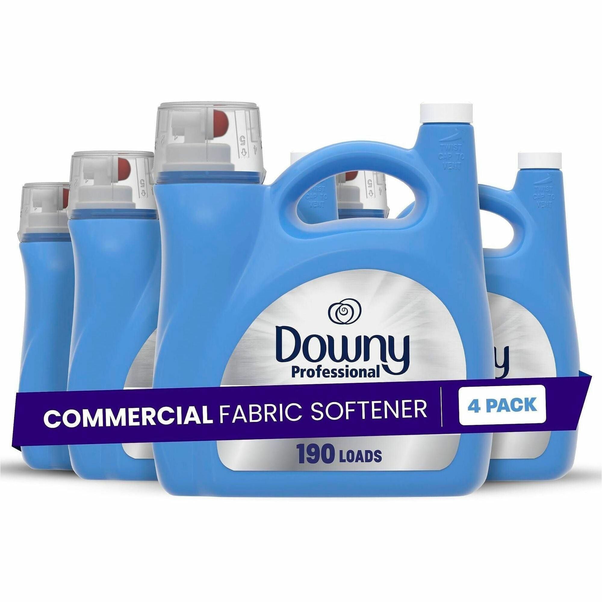 Downy Pro. Fabric Softener - For Multipurpose - Ready-To-Use - Liquid - 140 fl oz (4.4 quart) - Clean & Fresh Scent - 190 Loads - Recommended For: Odor Remover - PVC Free, Phthalate-free, Triclosan-free, Benzene-free, BPA-free, PCBs-free, Alkylphenols-...