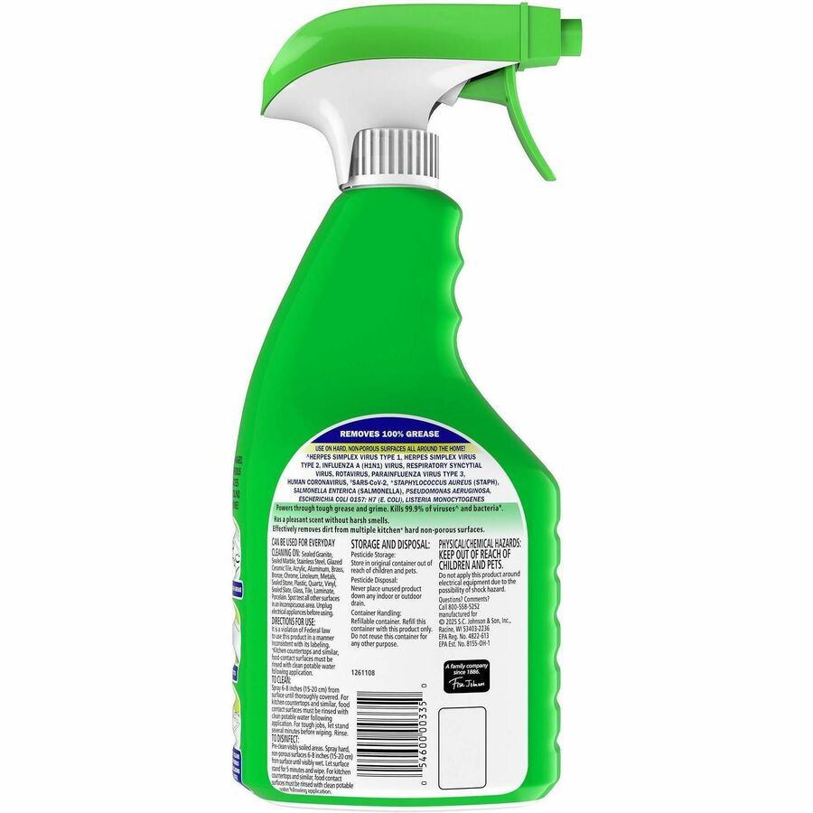 fantastik® Disinfectant Multi-Purpose Cleaner - Lemon Scent - For Multi Surface, Multipurpose - Spray - 32 fl oz (1 quart) - Lemon Scent - Recommended For: Virus Remover, Bacteria Remover, Grease Remover, Grime Remover, Smear Remover, Residue Remov...