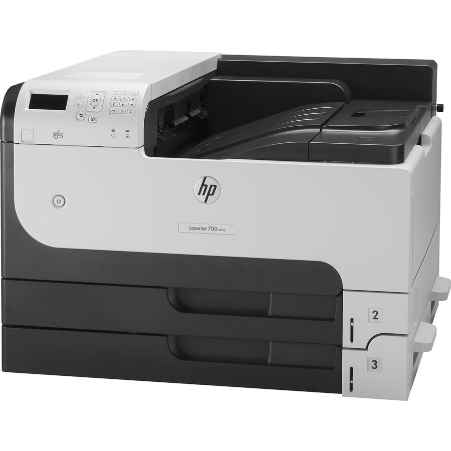 HP LaserJet 700 M712N Desktop Laser Printer - Monochrome - 41 ppm Mono - 1200 x 1200 dpi Print - Manual Duplex Print - 600 Sheets Input - Ethernet - 100000 Pages Duty Cycle - Plain Paper Print - Gigabit Ethernet - USB