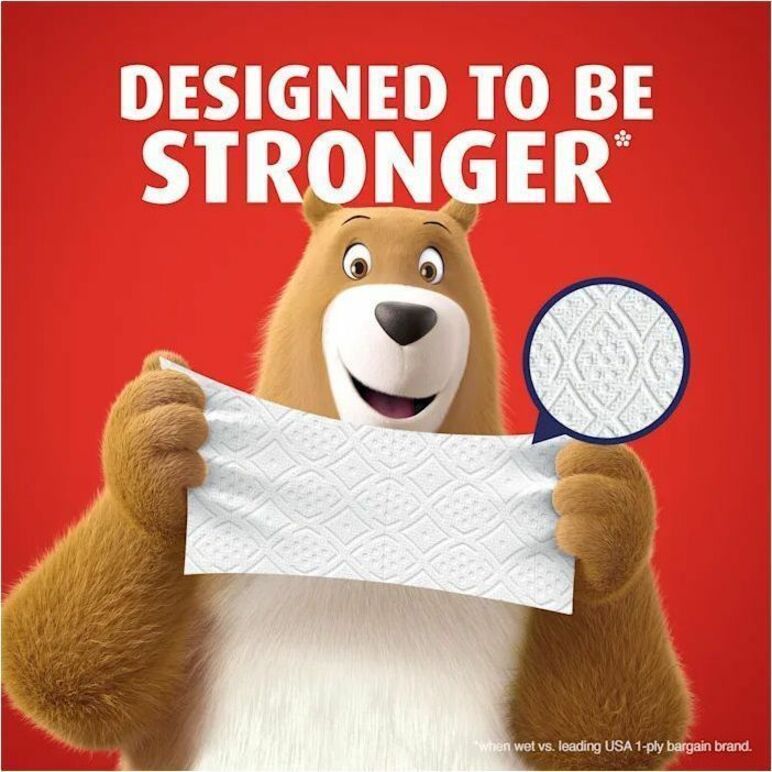 Charmin Mega Roll Bath Tissue - 2 Ply - Mega - 220 Sheets/Roll - Diamond-Weave Texture - White - Paper - 24 / Carton