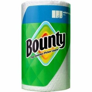 Bounty Select-A-Size Paper Towels - 2 Ply - 123 Sheets/Roll - Diamond Texture - White - Paper - 6 / Carton