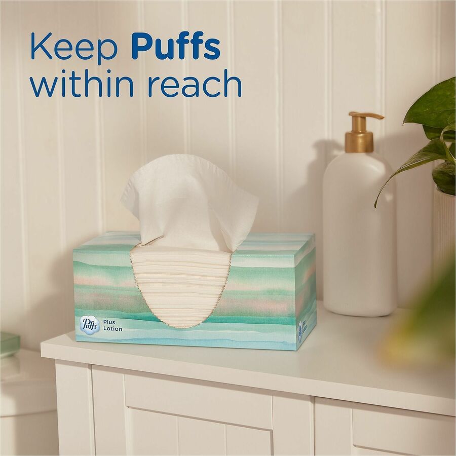 Puffs Plus Lotion Facial Tissue - White - 24 / Carton