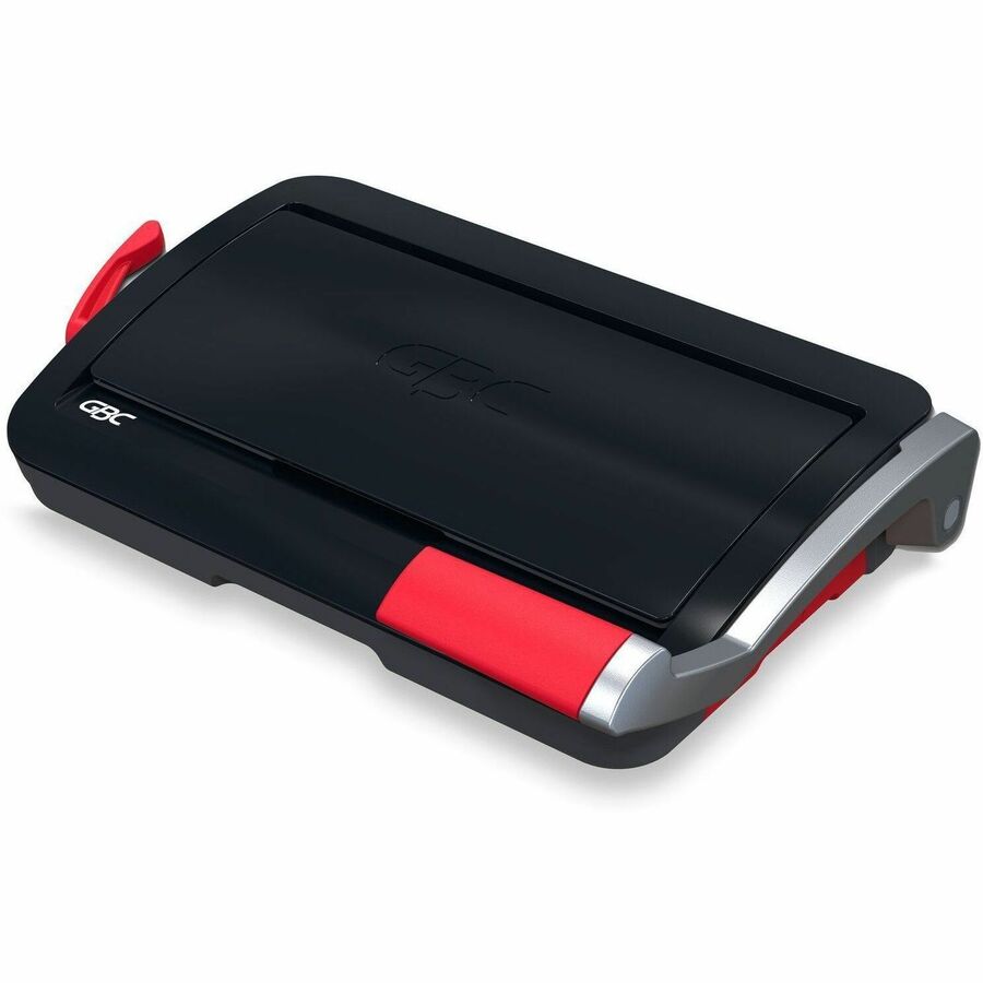 GBC CB12 CombBind Punch and Bind Machine - CombBind - 150 Sheet(s) Bind - 12 Punch - 3.6" Height x 17.9" Width x 11.4" Depth - Black, Red