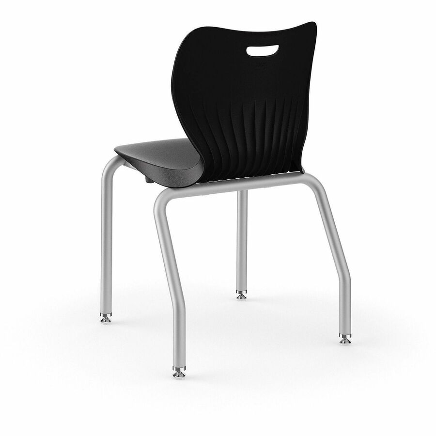 HON SmartLink Guest Chair - Finish: Black - For Guest Room - 4 / Carton