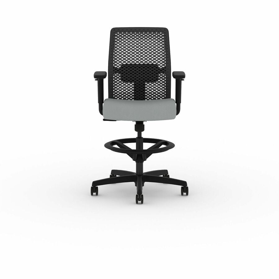 HON Ignition 2.0 Sitting Stool - Charcoal Back Color - Low Back - Gray - 1 Each