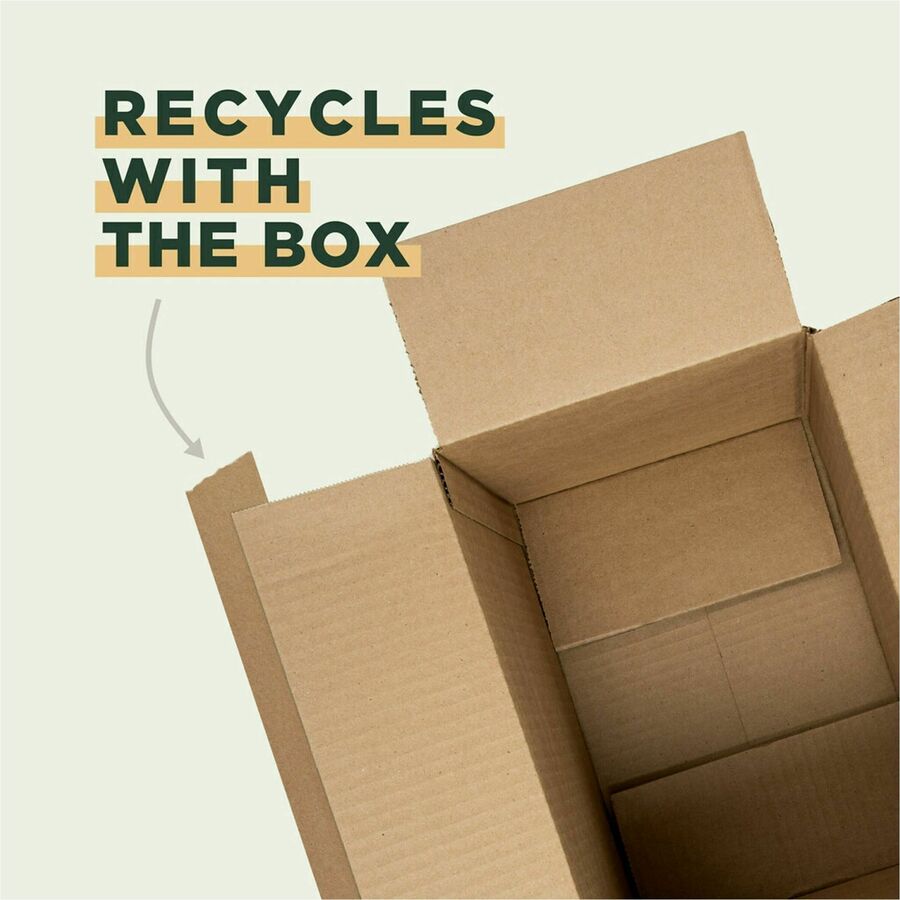 Scotch Box Lock Packaging Tape Refill - Brown - Split Resistant, Tear Resistant - For Packaging, Box, Cardboard - 1 Each