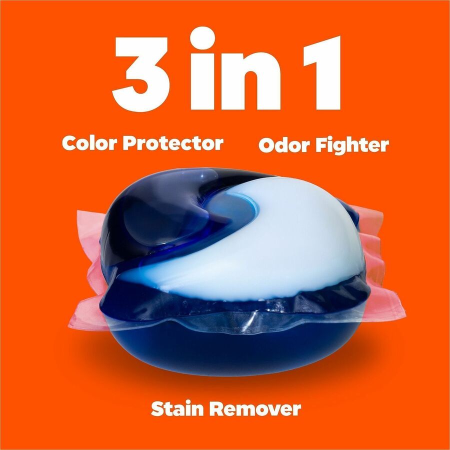 Tide Pods Laundry Detergent - For Laundry, Washing Machine, Clothes, Fabric - Concentrate - Pod - Original Fresh Scent - Recommended For: Stain Remover, Odor Remover, Food Remover, Grass Remover, Grease Remover, Oil-Based Soil Remover, Organic Matter R...