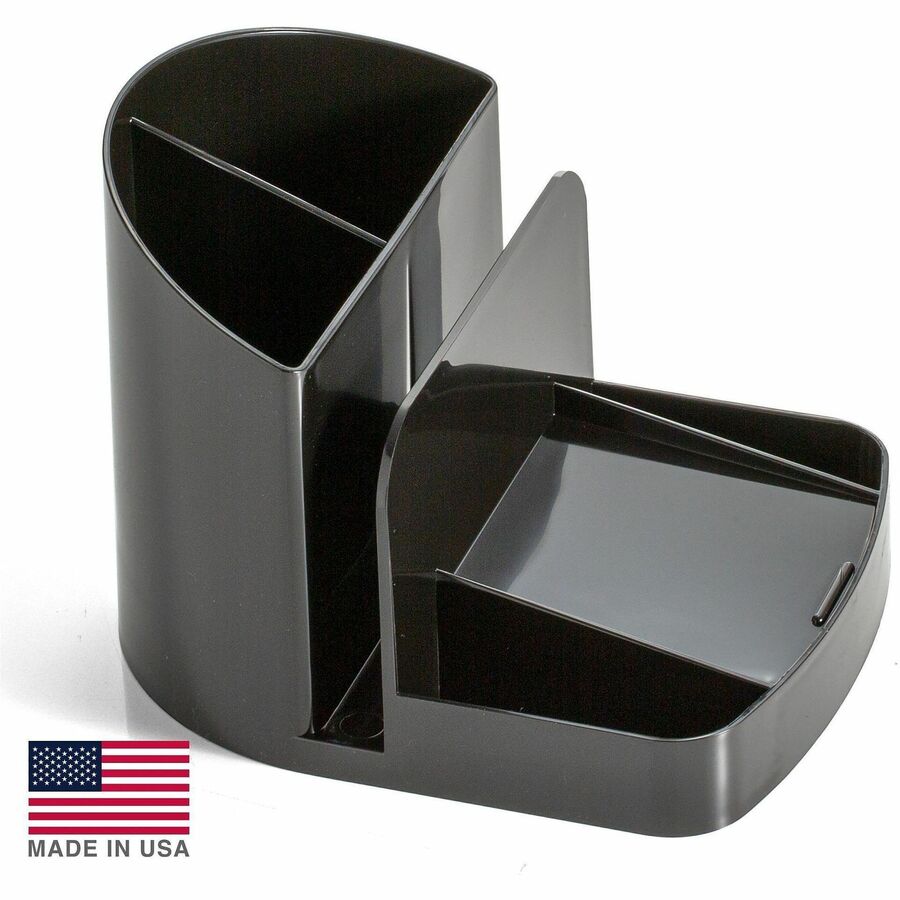 Business Source Desktop Organizer - Desktop - Black - 1 Each
