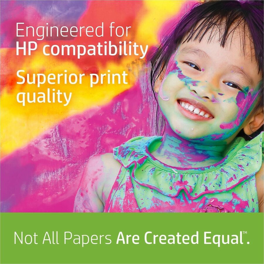 HP Premium LaserJet Paper - 98 Brightness - Letter - 8 1/2" x 11" - 32 lb Basis Weight - Smooth - Heavyweight, Acid-free - White - 500 Sheets per Ream - 6 / Carton