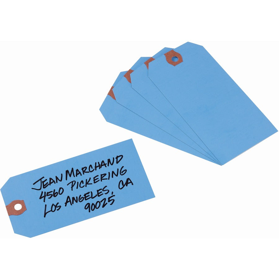 Avery® Unstrung Shipping Tags, 11.5 pt. Stock, 4-3/4" x 2-3/8" , 1,000 Blue Hang Tags - 4.75" Length x 2.37" Width - Rectangular - Card Stock - Blue - 1 Box
