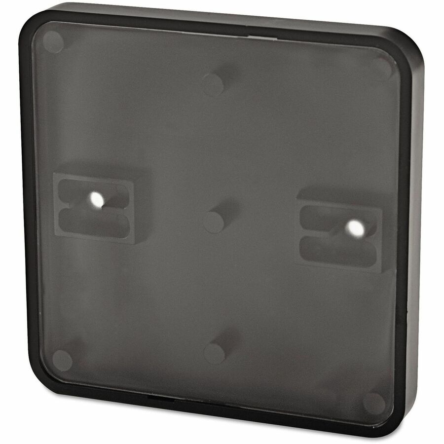Advantus Do-It-Yourself Cubicle Wall Signs - 4.5" Width x 4.5" Height x 1" Depth - Wall Mountable, Cubicle-mountable - Mounting Hardware - Black - 1 Each