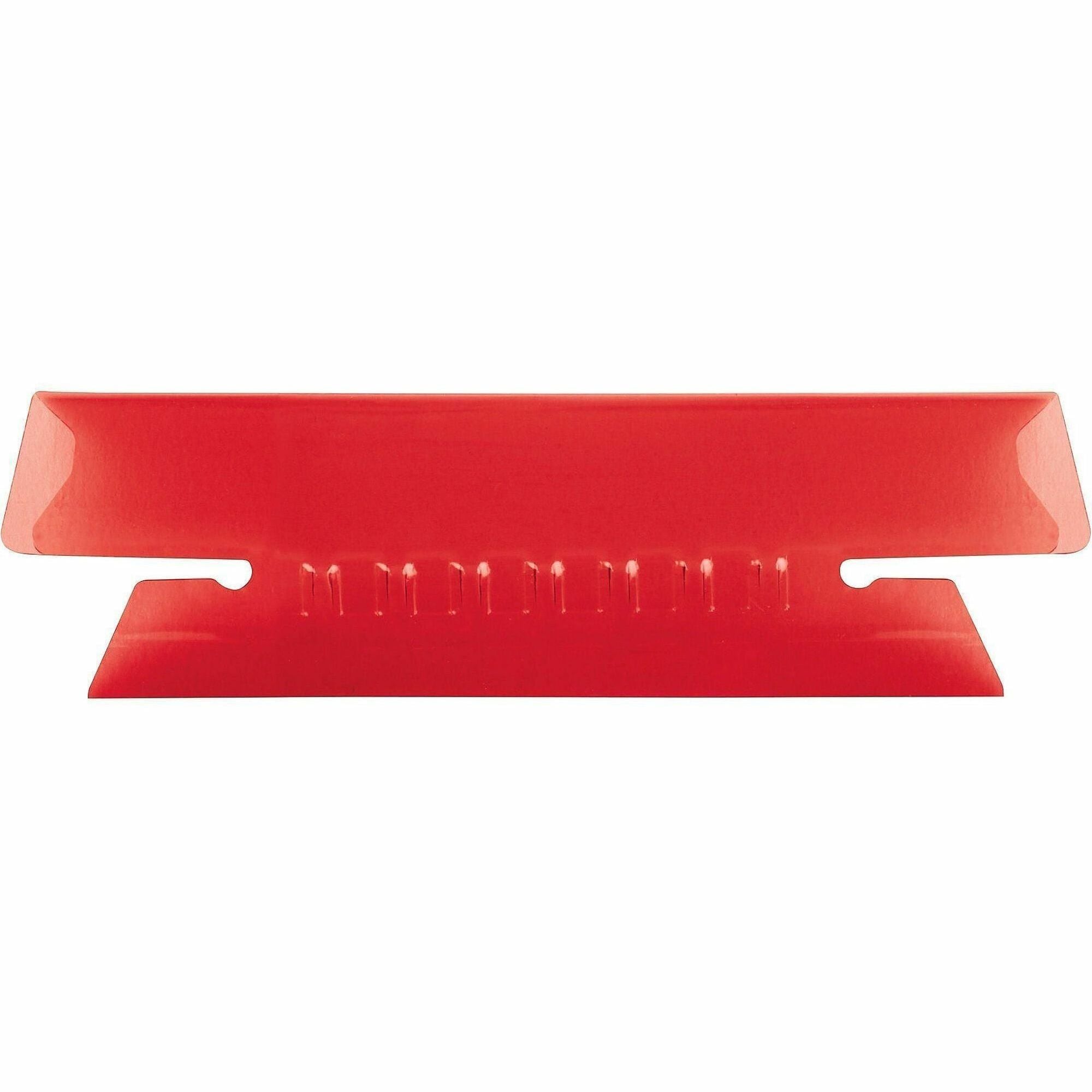 Pendaflex Hanging Folder Plastic Insertable Tabs - 25 Tab(s) - 3 Tab(s)/Set - 3.50" Tab Width - Red Plastic Tab(s) - 10% Recycled - 25 / Pack