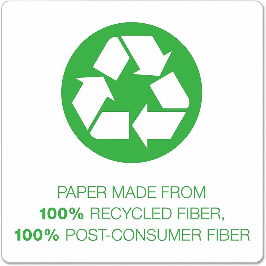 Oxford EarthWise Letter Recycled Pocket Folder - 8 1/2" x 11" - 100 Sheets Capacity - 2 Pocket(s) - Blue - Tear Resistant - 100% Recycled - 25 / Box