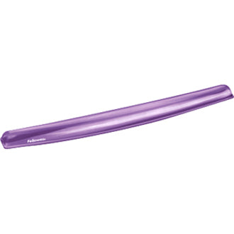 Fellowes Gel Wrist Rest - Crystals, Purple - 0.63" Height x 18.50" Width x 2.25" Depth - Purple - Gel, Rubber, Cloth - Stain Resistant, Skid Proof - 1
